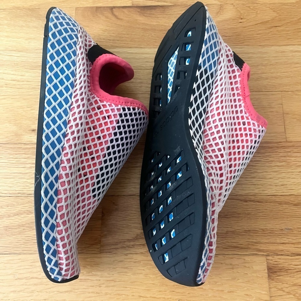 Adidas Multicolor DeerUpt Runner DA9610 Walking Running Shoes Size 4.5 - Picture 3 of 8